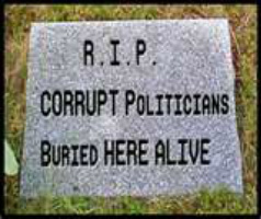 OzaukeeMOB.org, Ozaukee County, Wisconsin:  R.I.P. – corrupt politicians buried alive here. Corrupt county clerk Harold Dobberpuhl died before having to give an account of his dishonesty in public office.