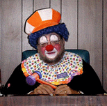 OzaukeeMOB.org, This is the result of putting a person named Andrew T. Gonring, with a head as empty as a vacuum bottle, on the bench as a judge. The result is a clown in a gown sitting on a judge’s bench.