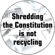OzaukeeMOB.org, Shredding the Constitution is not recycling.